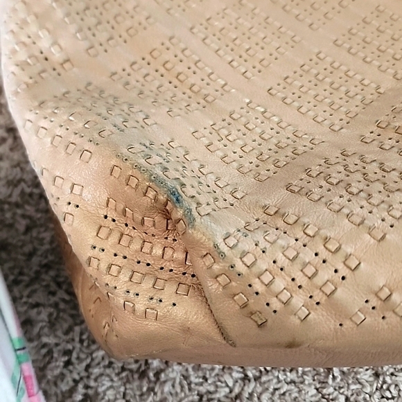 Coach Madison Marielle Woven Leather Drawstring Handbag GUC - Picture 13 of 16